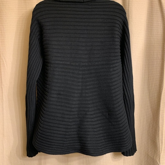 Jones New York Black Open Front Sweater Women's M - Picture 7 of 13